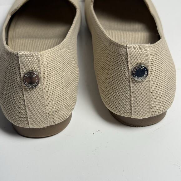 Steve Madden Beige Slip-On Knit Flats Women’s Size 7 Round Toe Casual Shoes - Picture 4 of 5